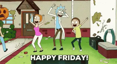 Rick and Morty Dancing on Friday