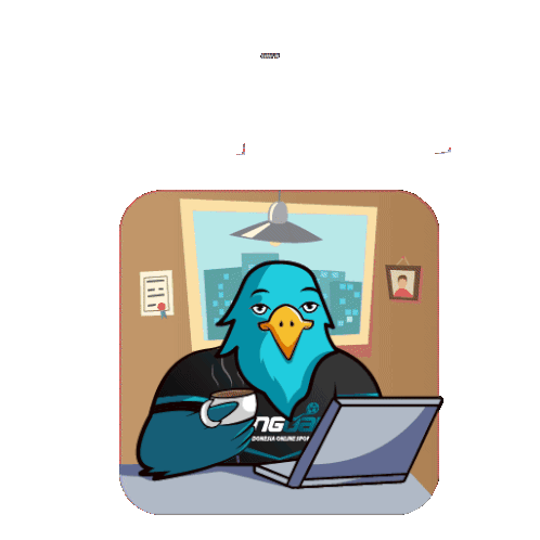 Office Bird with Laptop: Cepat Di Proses Dong