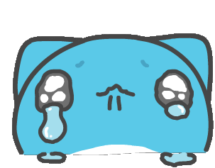 เศร้า Cry Crying Sticker