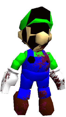 Classified Luigi Sm64 Classified Sticker
