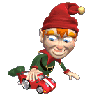 Karácsony Mikulásra Merry Christmas Elf Toy Car