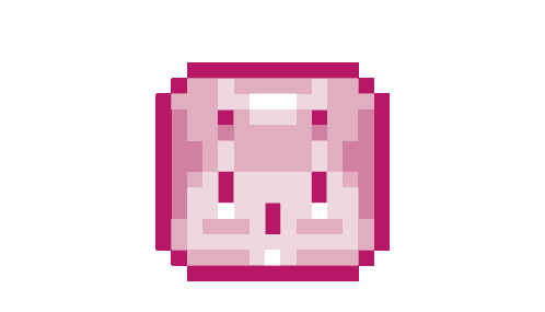 Pixel Art Heart Face 16bit 80s Sticker