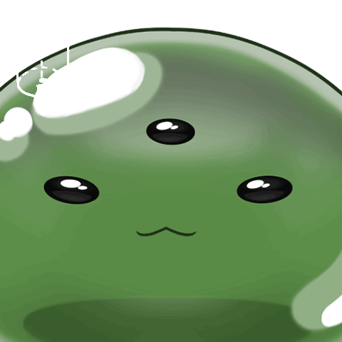 Wolf Anubite Thinking Confused Math Slime Sticker