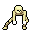 Pixelated Skeleton Dancing with a Stick