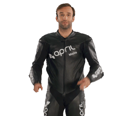 Johann Zarco Points Up - Aprilia Moto
