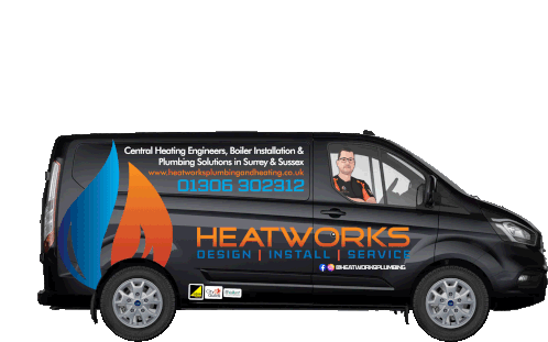Heatworks Plumbing Van with Company Branding