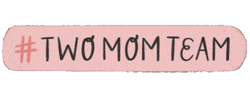 Twomomteam Moms Queer LGBTQ Karenlennings Sticker