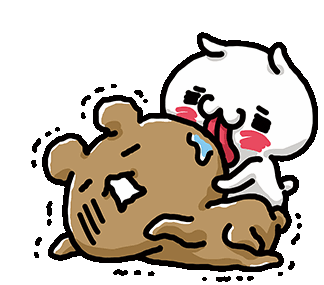 舔01 Licking Cat Sticker