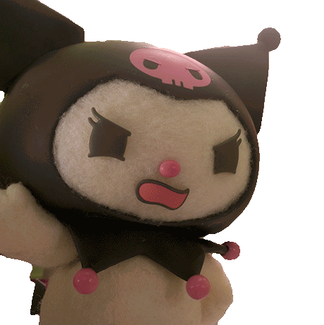Pissed Off Kuromi Animated Sticker