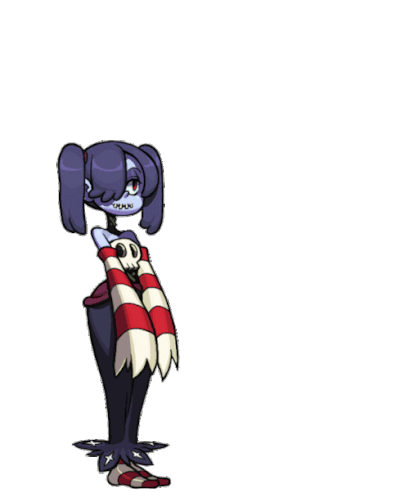 Gisele's Snake Transformation: Skullgirl Sticker