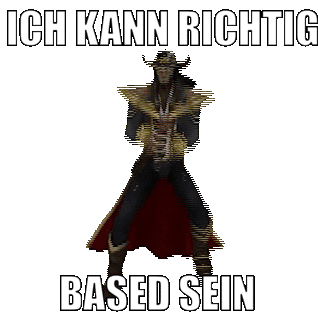 Ich Kann Richtig Based Sein Twisted Fate Tanz Sticker