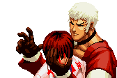 KOF Yashiro Nanakase & Kyo Kusanagi Pixel Art Sticker