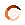 Orange Orangecore Pixel Spiral Sticker