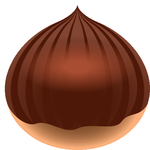 Chestnut Food Sticker
