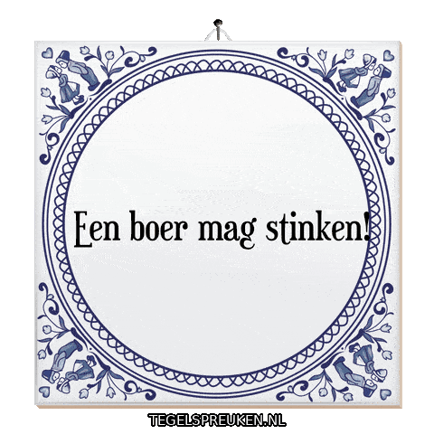 Boer Stinken Sticker