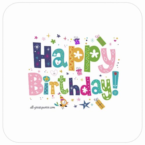 Happy Birthday Card Flashing