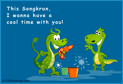 Happy Songkran Festival Songkran Day