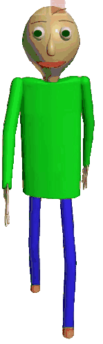 Baldi Walking Sticker