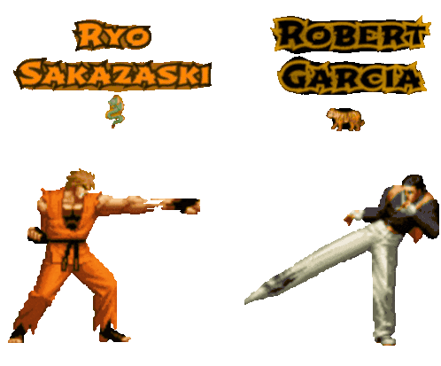 AoF Ryo Sakazaki & Robert Garcia Fighting Game