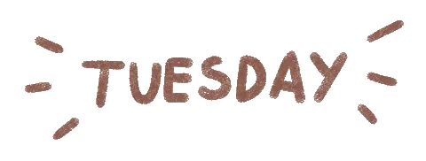 Tuesday Catharinas Handwritten Day Sticker