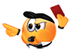 Fuera Football Referee Red Card Sticker
