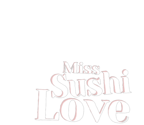 Miss Sushi Love Heart Animation Sticker