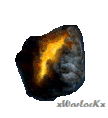 Dark Orbit Glowing Pixel Art Base Fragment Sticker