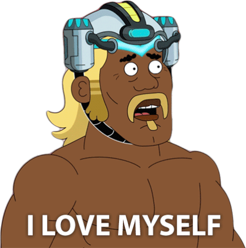 Renzo Says 'I Love Myself' - Farzar Netflix Sticker