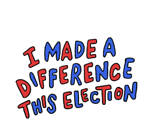 I Made A Difference This Election Animated Sticker