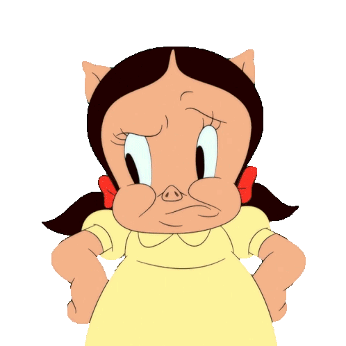 Petunia Pig: Tuve Una Idea! Looney Tunes Sticker