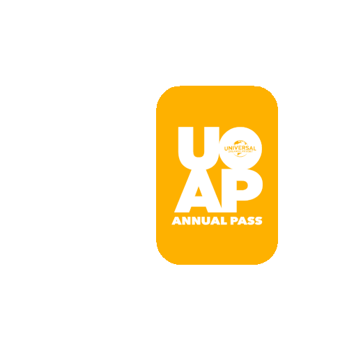 Universal Orlando Annual Pass UOAP Cards Sticker