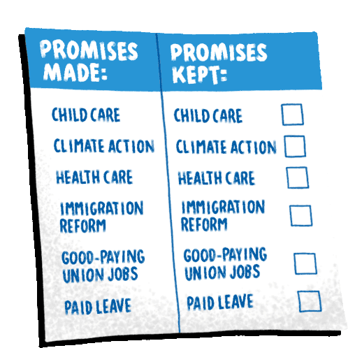 Build Back Better Promises: Made & Kept Checklist