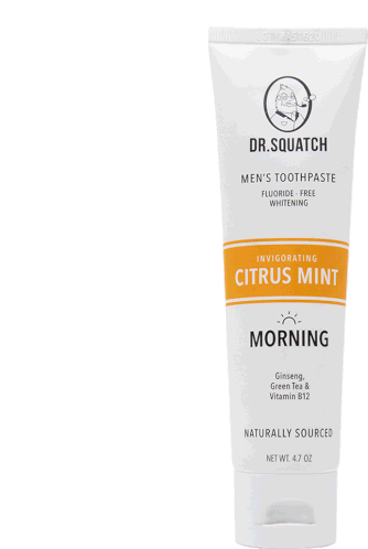 Dr. Squatch Citrus Mint Natural Toothpaste Sticker