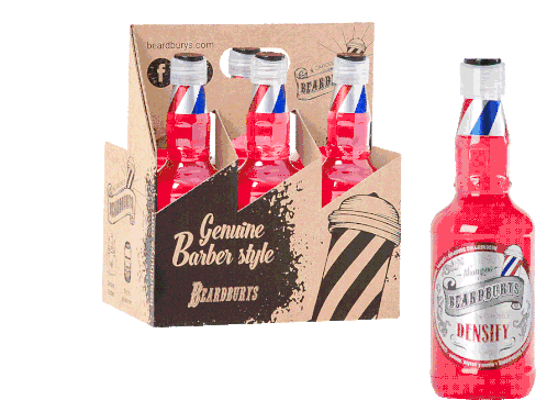Beardburys Shampoo Bottles Animated Sticker