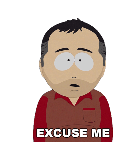Excuse Me Stan Marsh Sticker