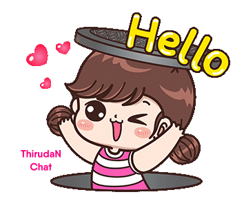 Tamil Actress Cute Girl Pop-Up Sticker