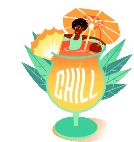 Chill Chillax Sticker