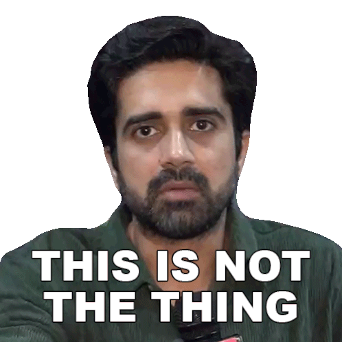 Avinash Sachdev: This Is Not The Thing