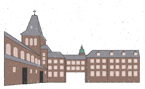 BUAS Campus Snow Weather Sticker