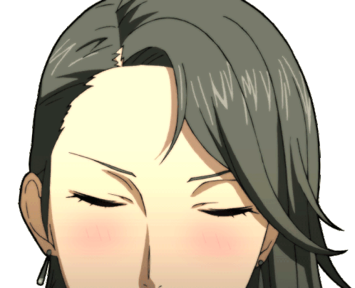 Persona: Surprised Face Reaction Sticker