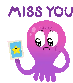 Miss You Crying Sticker