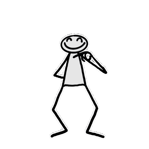 Elyx Udhr: Stick Figure Yak Sticker