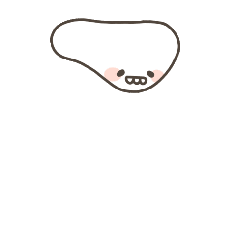 Weary Cartoon Blob After a Long Day