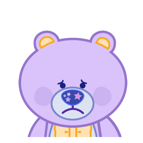 Sad Bear Says No