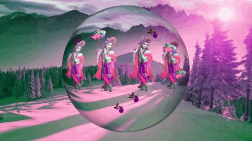 Ja Ish Krishna Winter: Changing Colors Bubble