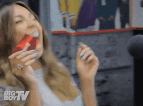 Woman's Out Of Control Laughter on Big Boy TV