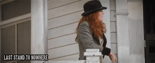 Johannah New March as Doc Holliday in Western Film