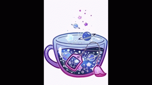 Magical & Aesthetic Tea Cup Art