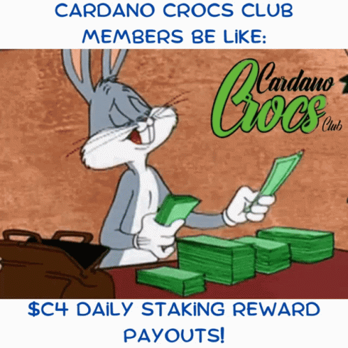 Cardano Crocs Club: Daily Staking Reward Payouts