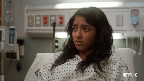 Devi (Maitreyi Ramakrishnan) Confused in Hospital
